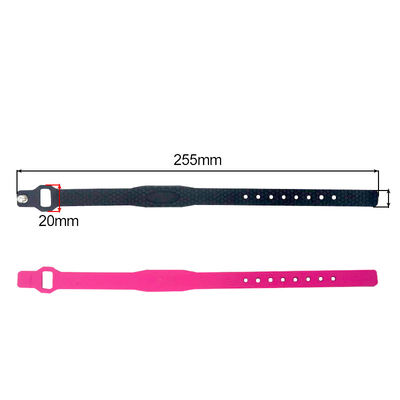 13.56Mhz etiqueta do punho do silicone RFID para a área de lazer dos health club