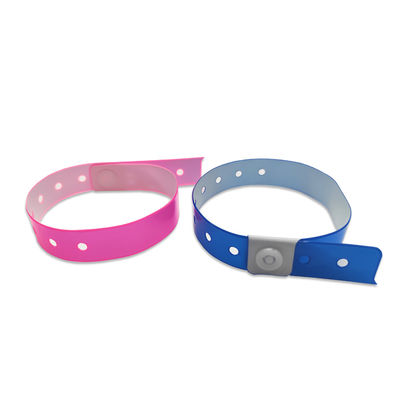 Personalize o bracelete da etiqueta do punho RFID do PVC do RFID com muitas cores