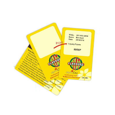 Cartão 58mm×89.6mm de ISO14443A Smart IC 100000 vezes Rewritable