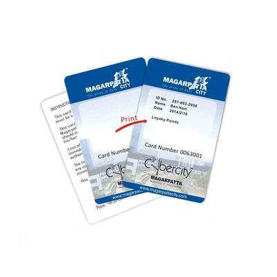 Cartão 58mm×89.6mm de ISO14443A Smart IC 100000 vezes Rewritable