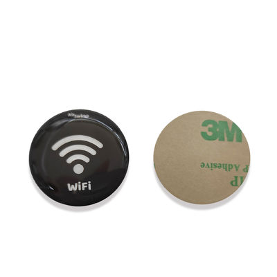 Etiqueta ISO14443A da cola Epoxy do cartão 13.56MHZ Nfc da cola Epoxy do diâmetro 30mm