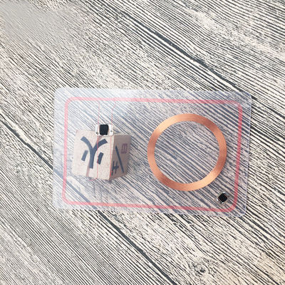 SE do cartão duplo híbrido da frequência da frequência ultraelevada revestimento lustroso Smart Card RFID