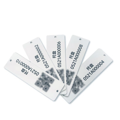 A pálete da caixa RFID do retorno etiqueta o padrão de alta frequência da frequência ultraelevada de 80*25mm