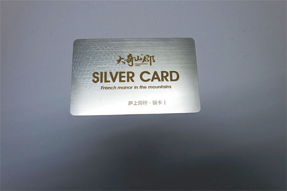 holograma esperto de prata do cartão de 85.5*54mm IC que tira o material do PVC