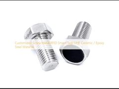 O metal personalizado RFID Smart do parafuso etiqueta a frequência ultraelevada cerâmica/o material aço da cola Epoxy