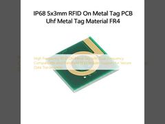 Etiqueta RFID de alta frequência em metal com compatibilidade de dupla frequência e suporte para leitor RFID portátil para transmissão segura de dados