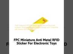 Etiqueta RFID de alta frequência em metal para gerenciamento de inventário rápido e preciso com design robusto e compatível com vários leitores RFID